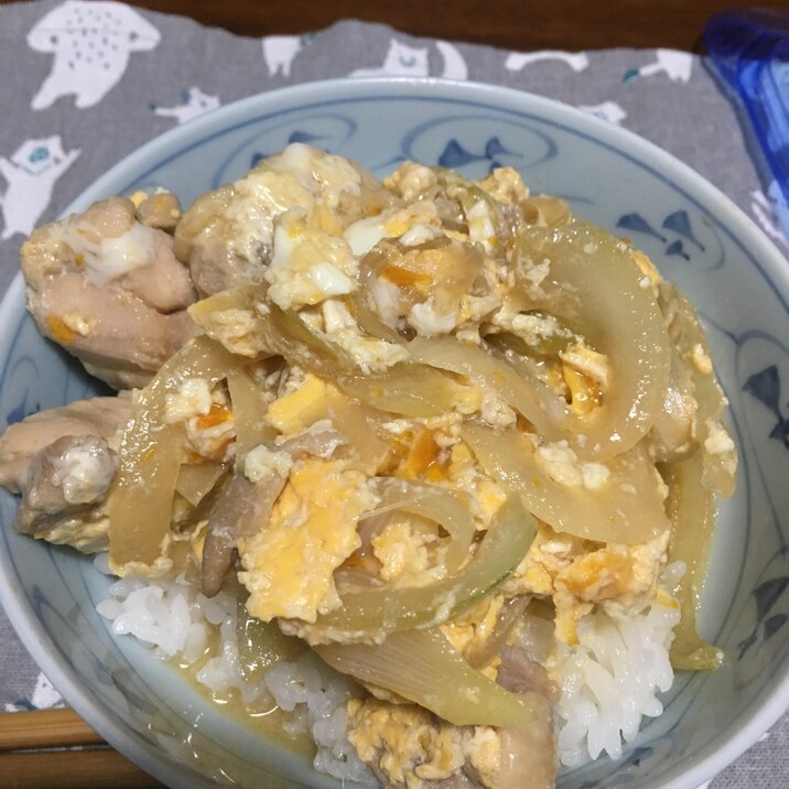 鶏胸肉で作る簡単親子丼